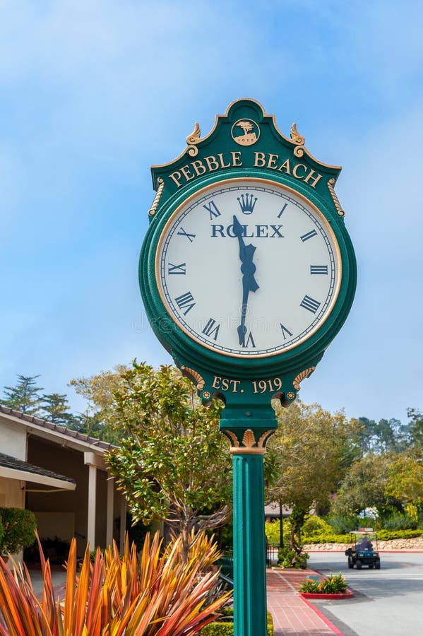 Rolex Clock in Pebble Beach California