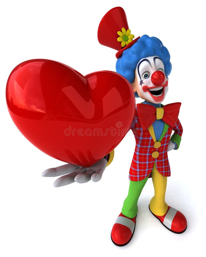 Rolig clown vektor illustrationer Rolig clown vektor illustrationer