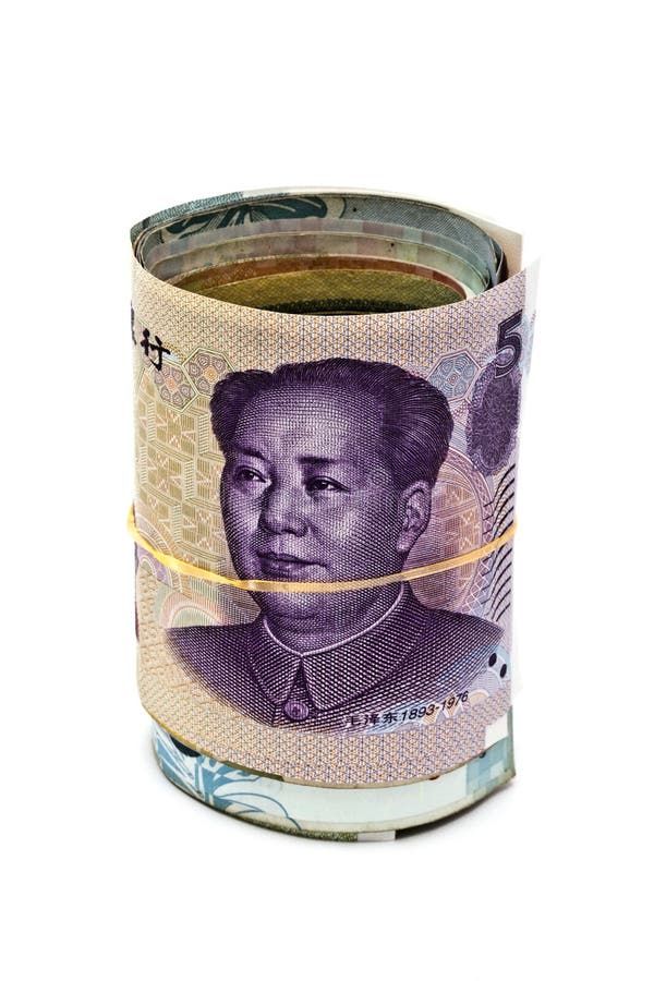 Roll of chinese money