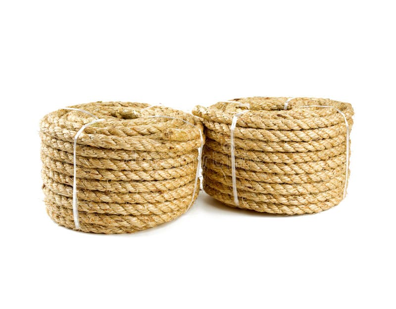 Roll of jute line stock photo. Image of manufacturing 33831220