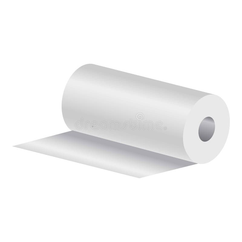 Paper Towels Roll Vector Illustration Stock Vector Illustration of