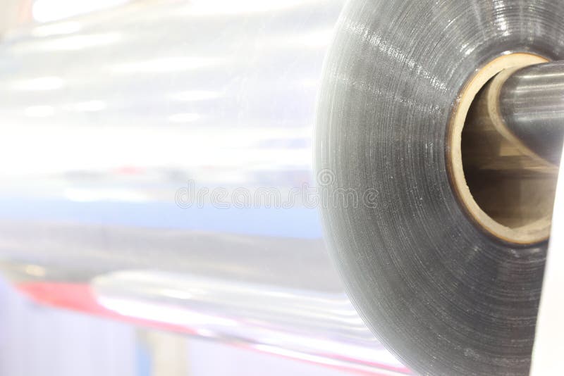 Roll of Plastic Sheet for Manufacturing Process Stock Photo - Image of ...