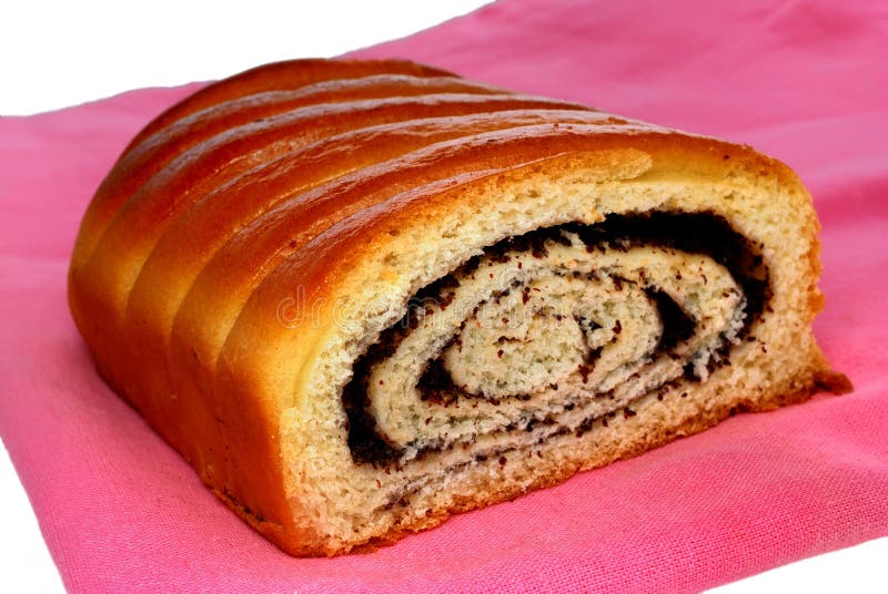 Roll with poppy seeds