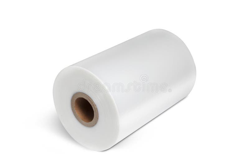 Roll of Pvc Foil Isolated on White Stock Photo Image of environment