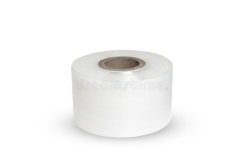 Roll of Pvc Foil Isolated on White Stock Photo Image of environment