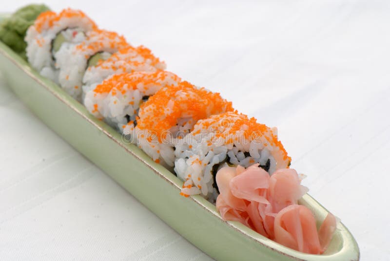 Roll of Rolls stock image. Image of wasabi, oriental, juicy 2531559