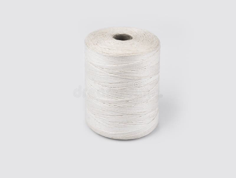 Roll of Thin String on a White Background Stock Photo - Image of white,  material: 211139576