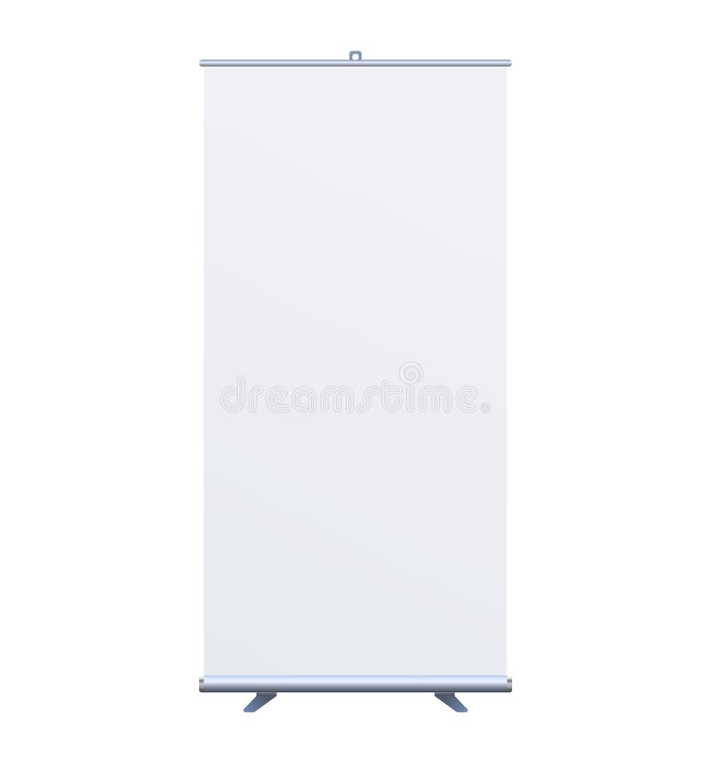 Roll Up Banner Stand on isolated clean background7 stock illustration Roll Up Banner Stand on isolated clean background7 stock illustration