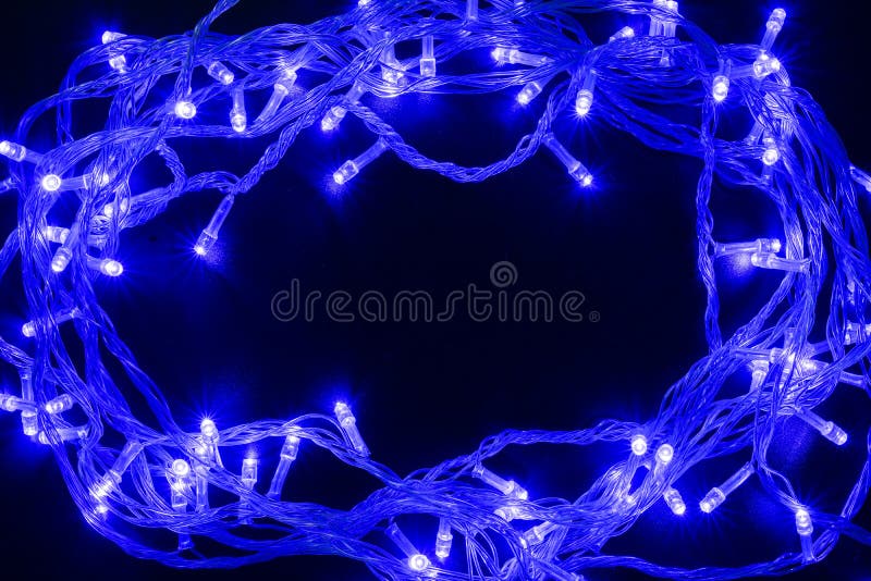 Roll of Wire Micro Led String Light, Christmas Lights Stock Image