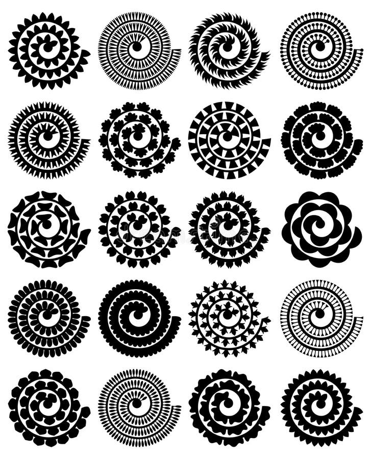 Download Rolled Flowers Stock Illustrations 183 Rolled Flowers Stock Illustrations Vectors Clipart Dreamstime