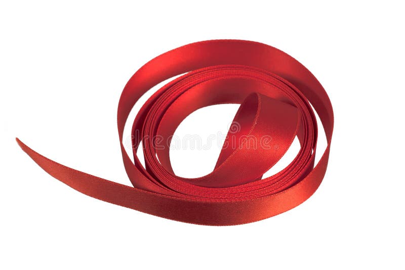 Sghiny Red Christmas Gift Wrap Tape, Isolated Over White Stock Photo,  Picture and Royalty Free Image. Image 10542778.