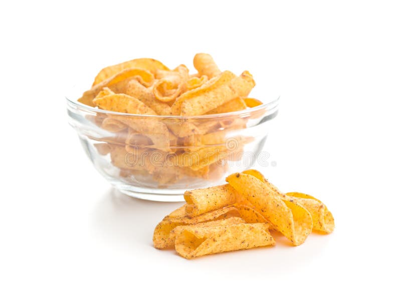 Tortilla Chips In Paper Cup Stock Image Image of corn, mexican 55802989