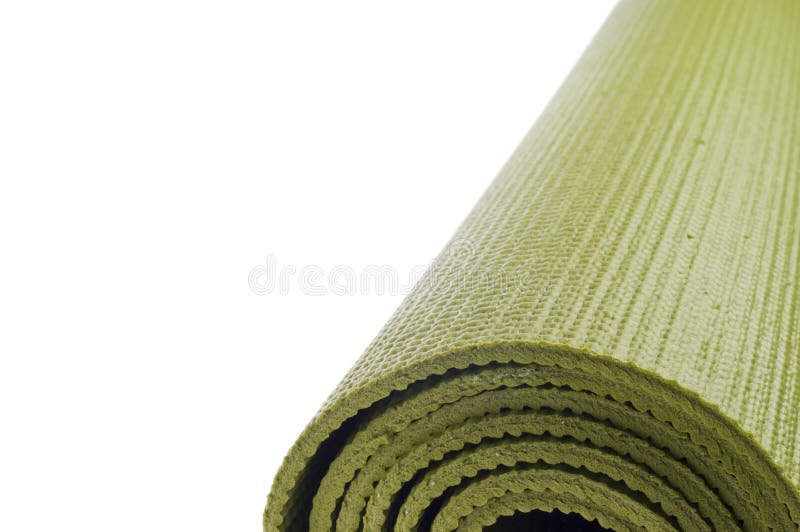 Rolled Yoga Mat Border Background royalty free stock photo Rolled Yoga Mat Border Background royalty free stock photo