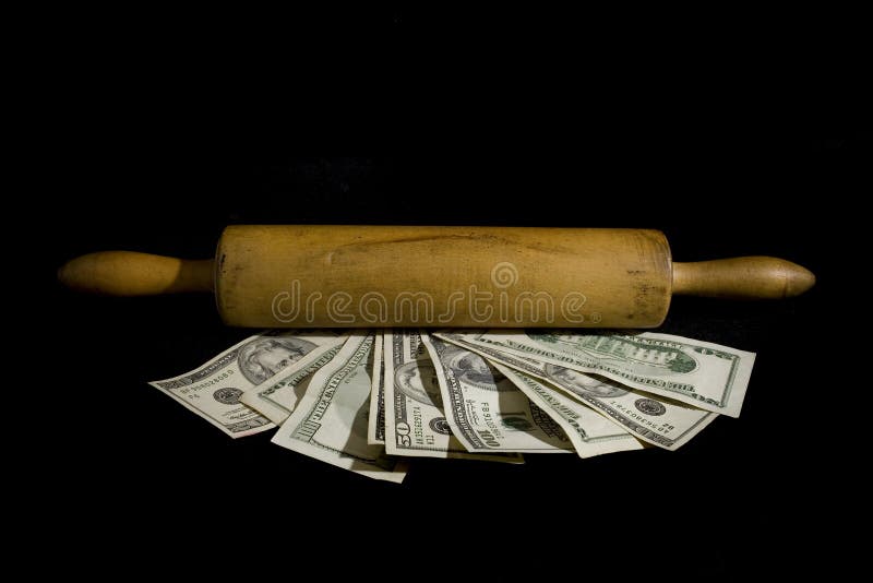 Rollen im Geld lizenzfreies stockbild Rollen im Geld lizenzfreies stockbild