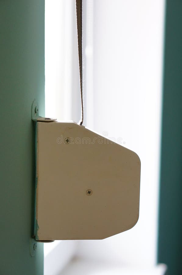 Roller blind handle stock image. Image of handle, blind 49102219