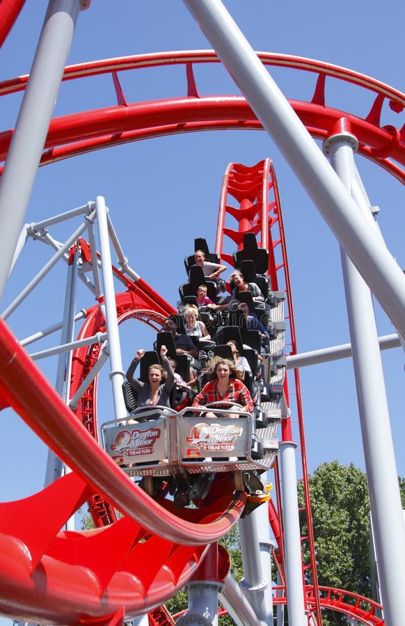 Roller coaster royalty free stock photo