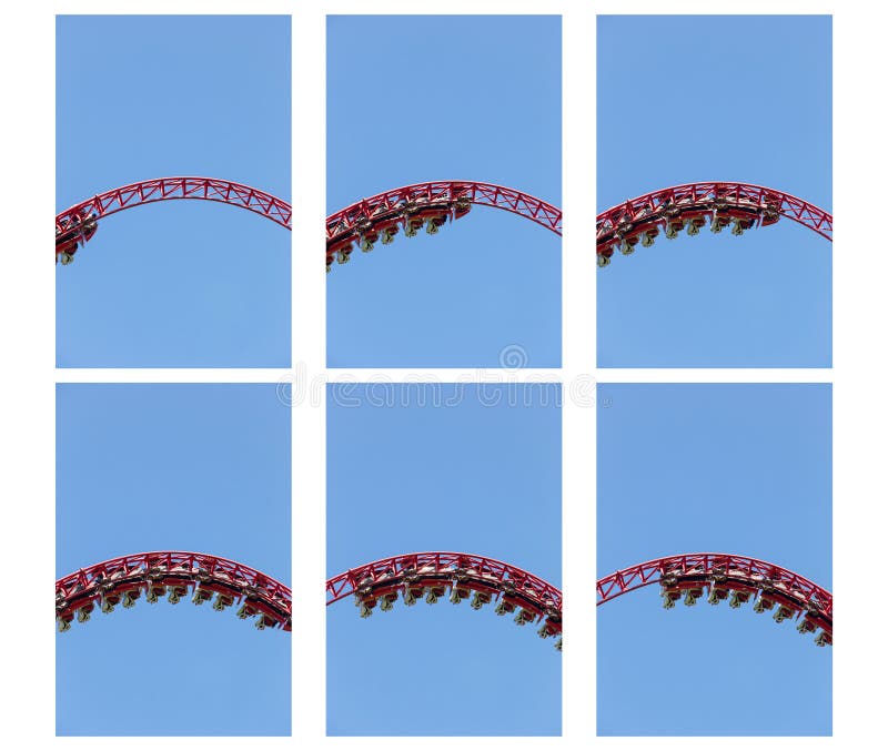 Roller coaster car stock photo. Image of ride, loop 221068718