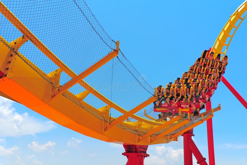 Roller coaster stock image. Image of attraction, kong 21148025