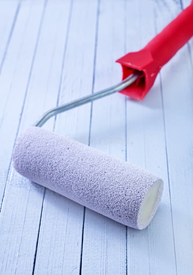 Roller painting stock photo. Image of objects, design 39139998