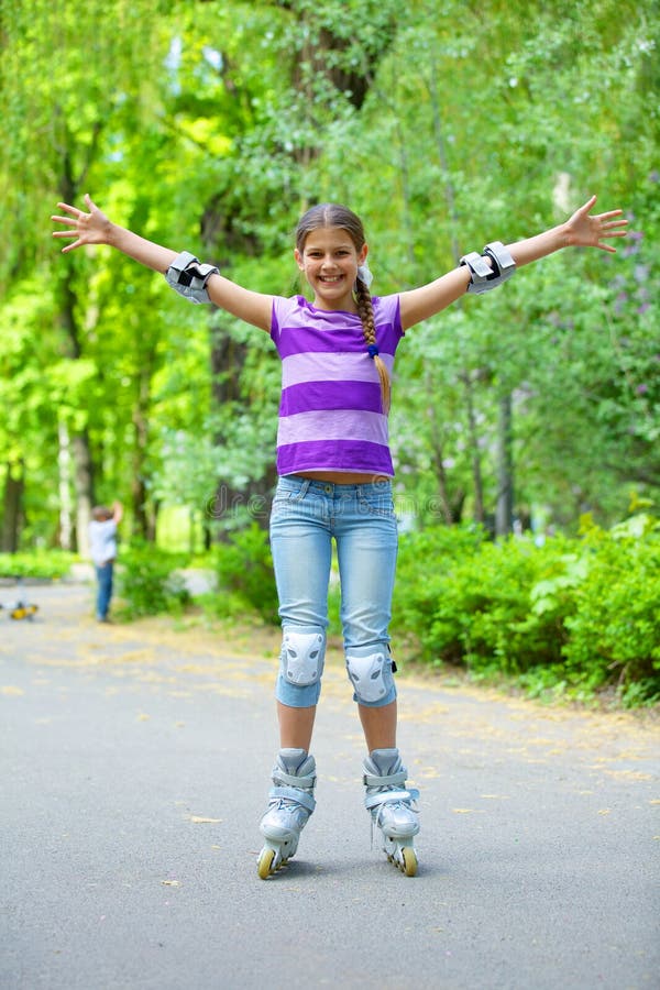 Roller Skate Girl Stock Photography - Image: 31307262