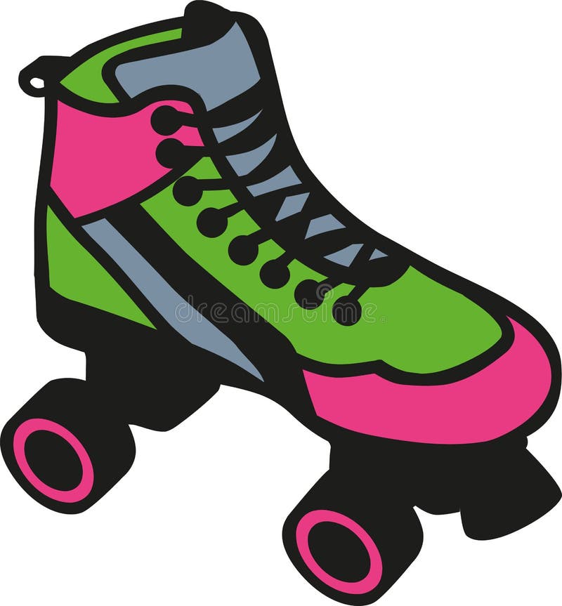 Rollerblades and Rollerskates Vector Stock Vector Illustration of shoe, boot 24689861