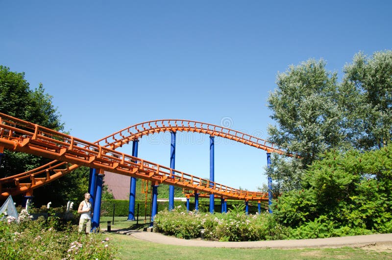 Rollercoaster editorial stock image. Image of rollercoaster 49068314