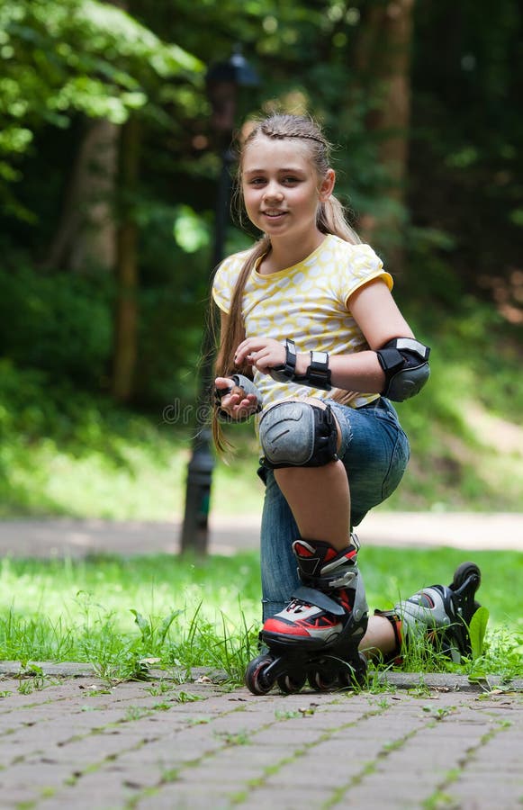Rollergirl photographie stock Rollergirl photographie stock