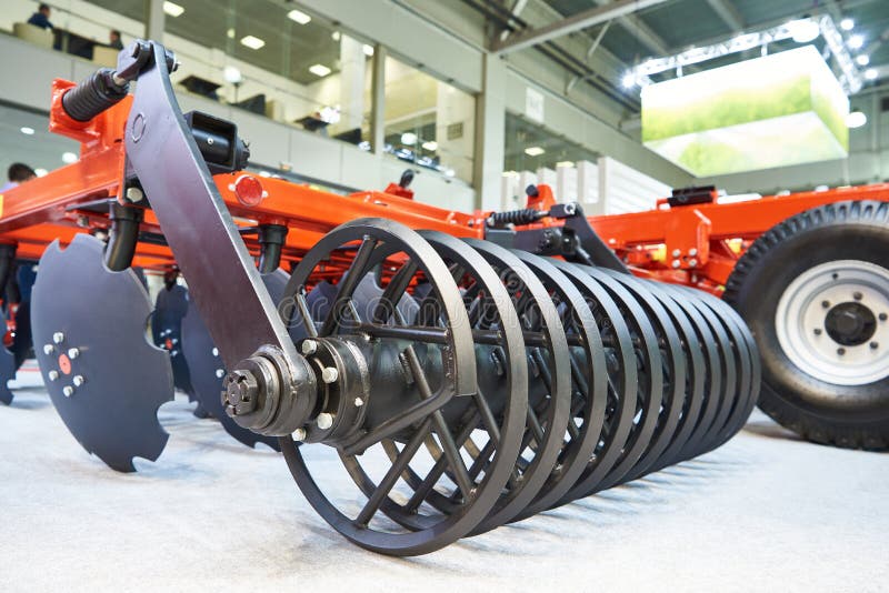 Rollers on Disc Harrow for Agricultural Business Stock Photo Image of