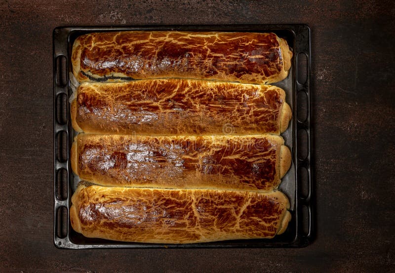 Rolling Cakes with Poppy Seed and Walnut Filling Stock Photo Image of fresh, kitchen 208488186