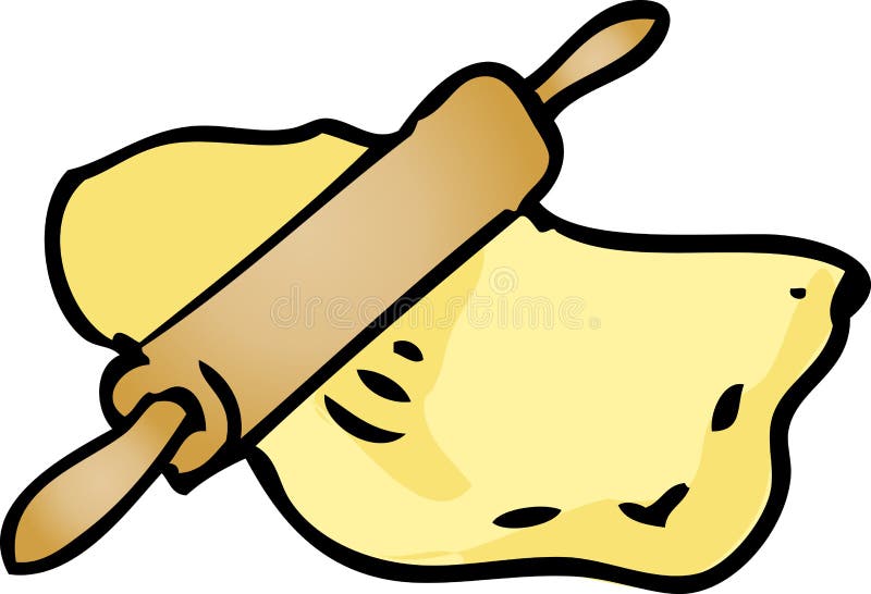 Как нарисовать тесто