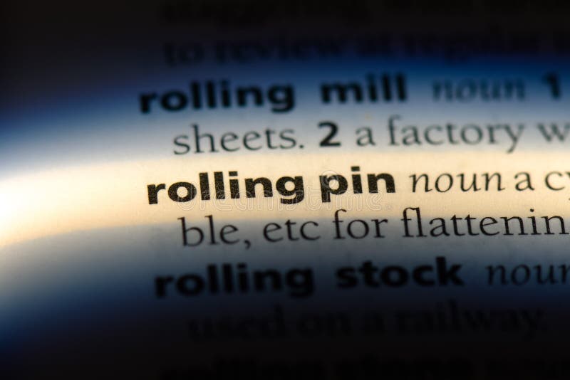 Rolling pin stock image. Image of closeup, word, rolling 126615415