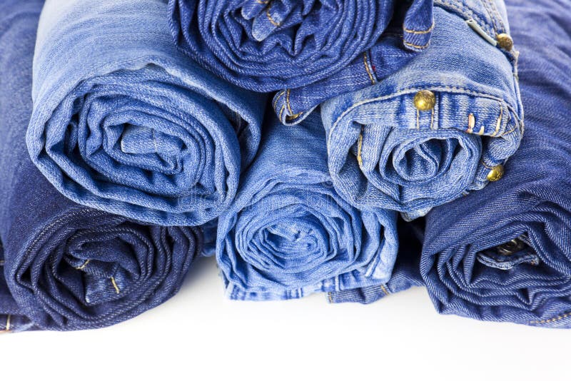 Flowers on jeans stock image. Image of handmade, cotton - 32274817