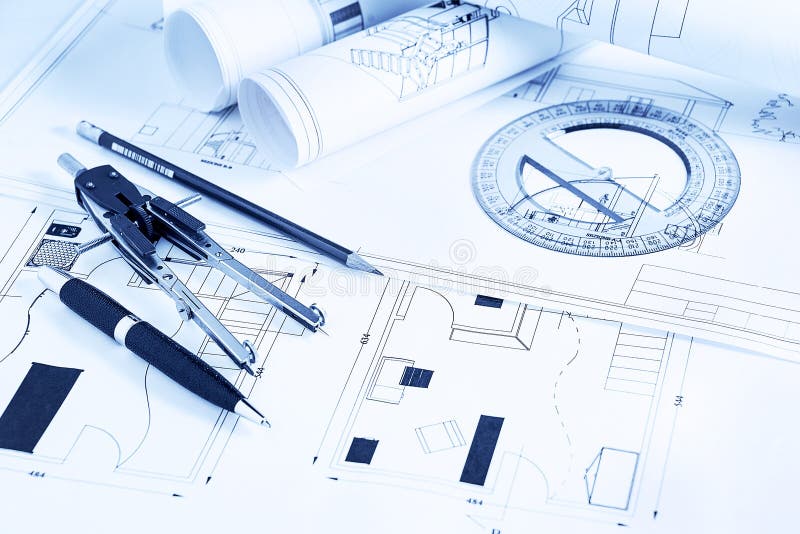 Rolls blueprints royalty free stock images Rolls blueprints royalty free stock images