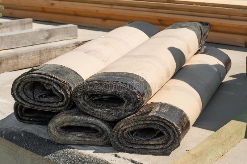 Rolls Of Building Roofing Material For Waterproofing And Roofing Stock