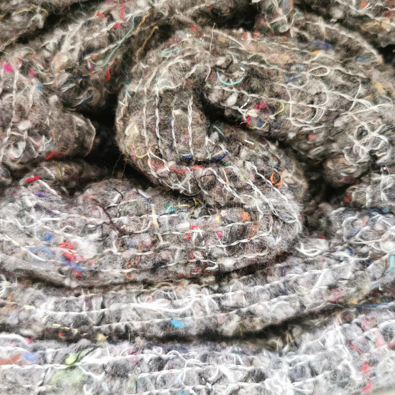 Rolls of Factory Textiles Closeup. Construction Fabric for Insulation