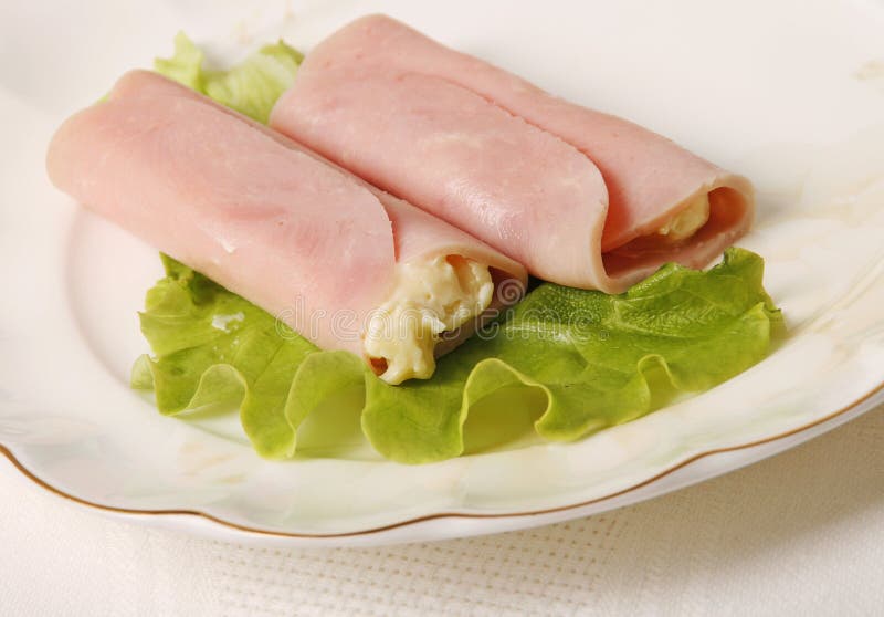 Ham and cheese rolls