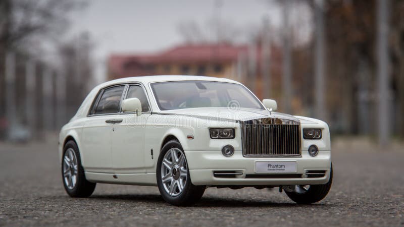 Modèle réduit Rolls Royce Phantom 1:18 Kyosho photo libre de droits