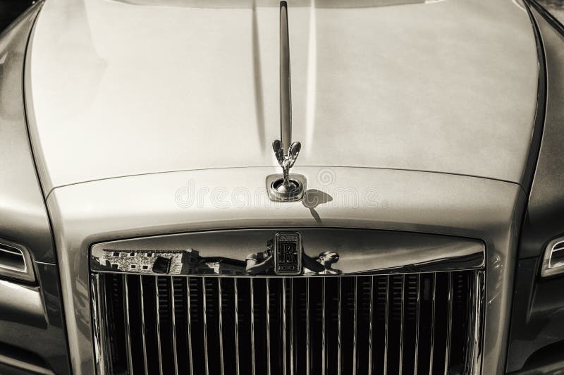 Rolls Royce Phantom à Porto Cervo photos stock