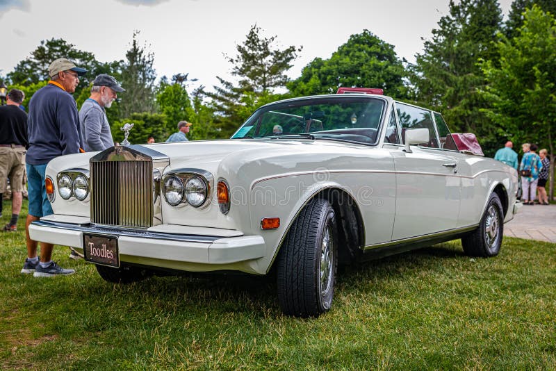 1989 rollsroyce corniche ii convertibile immagine stock libera da diritti