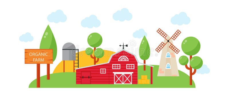 Rolna domowa wektorowa ilustracja ilustracja wektor Rolna domowa wektorowa ilustracja ilustracja wektor