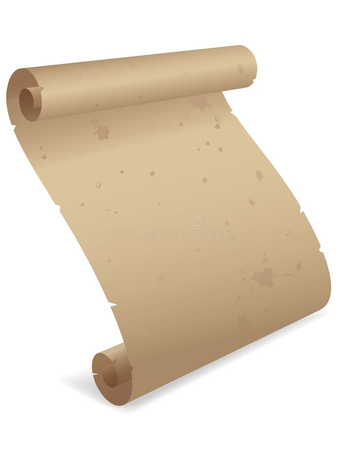 A 3D illustration of a parchment scroll for use as a background / template design. Available in vector EPS format. A 3D illustration of a parchment scroll for use as a background / template design. Available in vector EPS format.