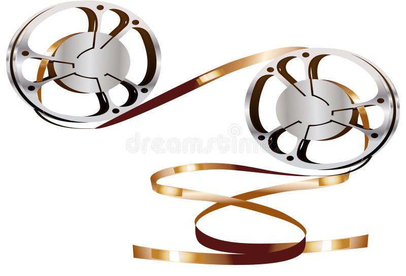 Rolo de película ilustração stock Rolo de película ilustração stock