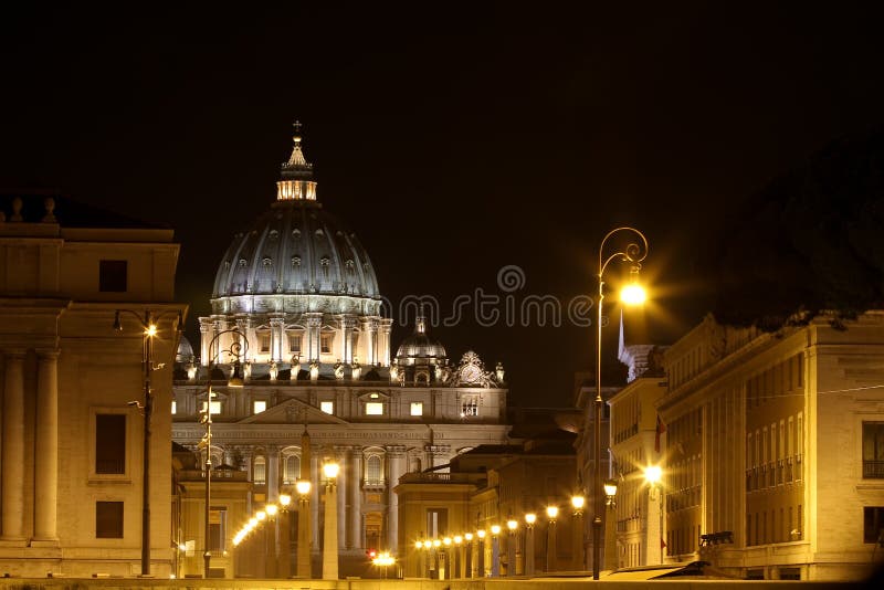 Roma alla notte. immagine stock libera da diritti Roma alla notte. immagine stock libera da diritti