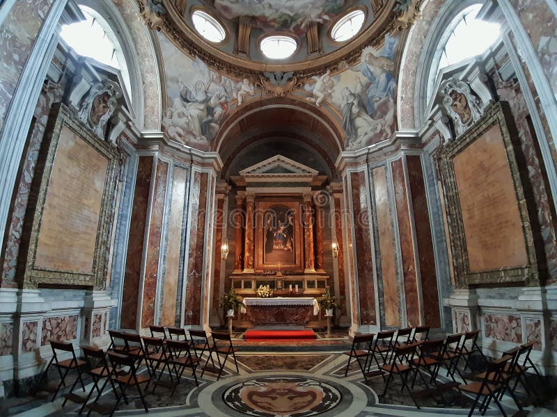 Anello Di Santa Caterina Da Siena Roma - Cappella Di Santa Caterina Da Siena Editorial Photo - Image of