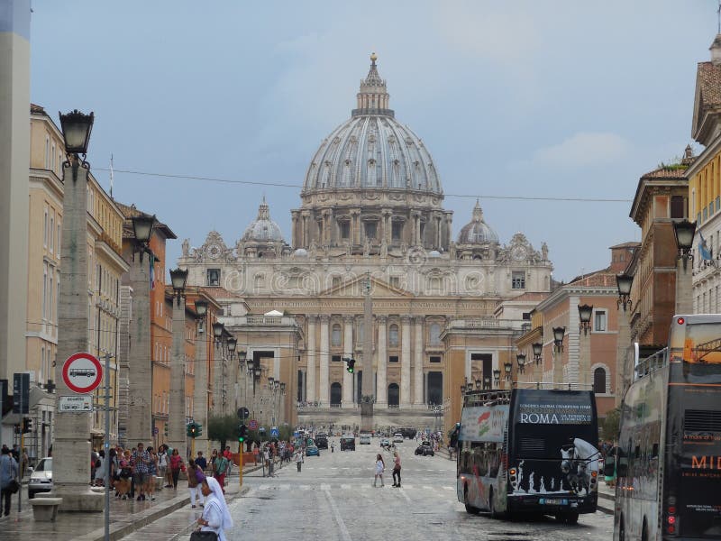Roma City, Italia, calle del Vaticano fotografía de archivo Roma City, Italia, calle del Vaticano fotografía de archivo
