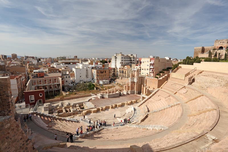 Roman amphitheater in Cartagena