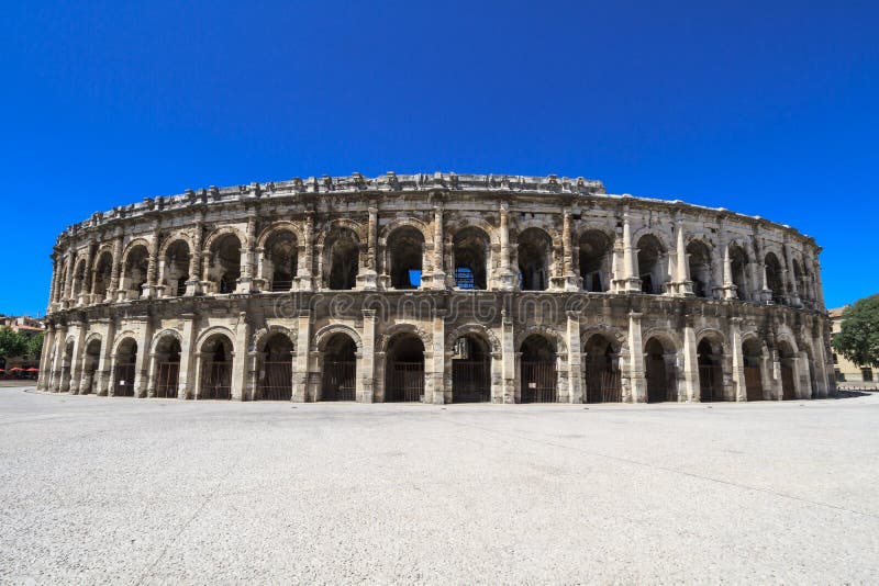 Roman Amphitheater in Nimes, France