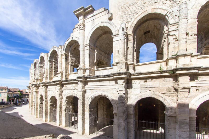 Roman amphitheatre in Arles, France