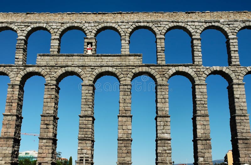 Roman aqueduct stock image. Image of resource, historic 1374433