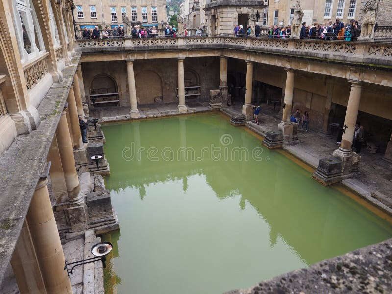 Roman Baths in Bath editorial stock photo. Image of britain 79076943
